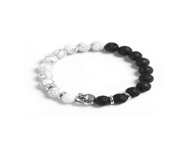 Black and white